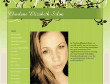 Tablet Screenshot of charleneelizabethsalon.com